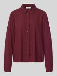 Regular fit overhemdblouse van pure viscose van Marc O'Polo Denim Bordeaux - 18