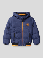 Steppjacke mit Label-Patch Modell 'Clapham' von CARS JEANS Blau / Türkis - 20