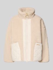 Oversized Jacke aus Teddy-Fleece von Barbour Beige - 20