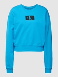 Sweatshirt mit Label-Print Modell 'CK 1996' von Calvin Klein Underwear Blau - 33