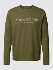 Longsleeve mit Label-Print von Marc O'Polo Grün - 11