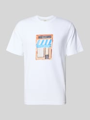 T-Shirt mit Motiv-Print Modell 'MARKET' von Forét - 37