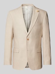 Sakko mit floraler Applikation Modell 'Tannon' von Carl Gross Beige - 34