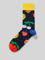 Socken mit Motiv-Stitching Modell 'Fruit Of The Boom' von DillySocks Blau - 25