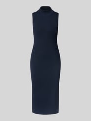 Midi-jurk met geribde opstaande kraag, model 'JAKARI' van Lauren Ralph Lauren - 37