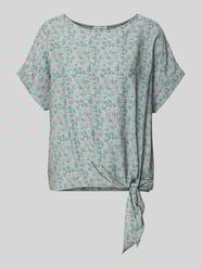 Relaxed Fit Bluse mit Knotendetail von Christian Berg Woman - 16