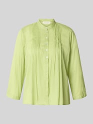 Regular Fit Bluse mit Drapierungen und 3/4-Arm von Christian Berg Woman - 22