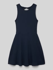 Tailliertes Minikleid in Rippoptik mit Cut Out von s.Oliver RED LABEL - 4