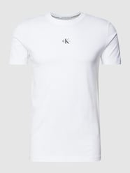 T-shirt z nadrukiem z logo od Calvin Klein Jeans Biały - 30