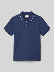 Poloshirt mit Logo-Stitching und kurzer Knopfleiste von Champion - 16