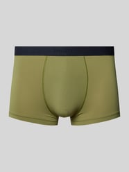 Boxershort met label in band van Hanro Groen - 2