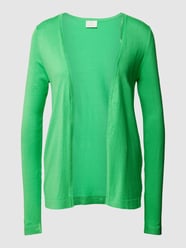 Cardigan aus Viskose-Mix mit offener Vorderseite Modell 'ASTRID' von Kaffe Grün - 10