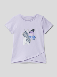 T-Shirt mit Motiv-Print von Tom Tailor Lila - 15