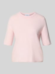 Regular Fit Strickpullover aus reiner Wolle von COMMA Pink - 28