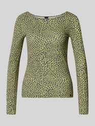 Longsleeve im Allover-Look mit Rundhalsausschnitt von Marc Cain - 12