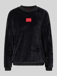 Regular fit pyjamabovendeel van katoenmix, model 'VELVET' van HUGO - 11