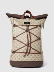 Rucksack mit Allover-Muster Modell 'mazzolino' von JOOP! Collection Beige - 45