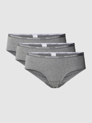 Pantie mit elastischem Logo-Bund Modell 'Elements' von Marc O'Polo Grau - 41