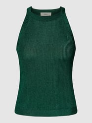 Tanktop met effectgaren, model 'ZICHY' van Bash Groen - 2