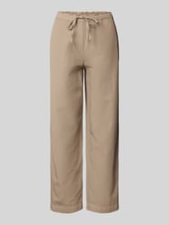 Tapered Jogpants aus luftigem Baumwoll-Leinen-Mix von Marc O'Polo Beige - 44