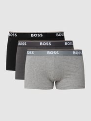 Trunks mit elastischem Logo-Bund im 3er-Pack von BOSS Grau - 33