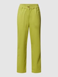 Hose mit elastischem Bund von Marc O'Polo Grün - 40