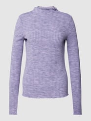 Longsleeve mit Turtleneck Modell 'Soseta' von OPUS Lila - 48