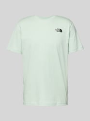 T-Shirt mit Logo-Print Modell 'REDBOX' von The North Face Grün - 4
