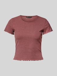 T-shirt met fijnrib, model 'EMMA' van Only - 38