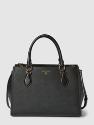 Tote bag van leer met labeldetail, model 'MARILYN' van MICHAEL Michael Kors Zwart - 19