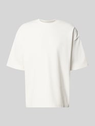 t-shirt o kroju relaxed fit z fakturowanym wzorem od REVIEW - 1