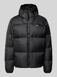 Steppjacke mit Kapuze von Lacoste Schwarz - 11