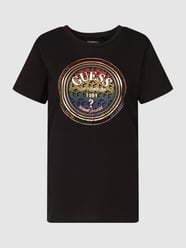 T-Shirt mit Label-Print von Guess - 16