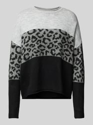 Pullover mit Allover-Muster Modell 'JADE' von Only Grau - 6