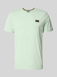 T-shirt z Wyhaftowane logo i Okrągły dekolt od PME Legend - 38
