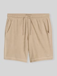 Szorty dresowe o kroju regular fit z czystej bawełnianej froty od Marc O'Polo - 4