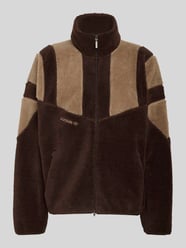 Relaxed Fit Teddyjacke mit Logo-Stickerei von adidas Originals - 45