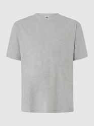 T-shirt van katoen in een set van 2 stuks - naadloos  van Urban Classics Plus Grijs / zwart - 3