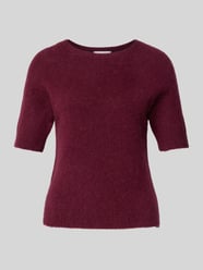 Strickpullover mit gerippten Abschlüssen von Rich & Royal Bordeaux - 23