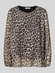 Relaxed fit blouse met ronde hals van ZABAIONE - 6