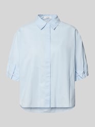 relaxed fit blouse met verdekte knoopsluiting model 'Finoa' van OPUS - 35