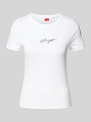 T-Shirt mit Label-Detail von HUGO - 12