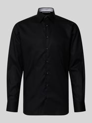 Regular fit zakelijk overhemd van katoen met kentkraag van ETERNA - 37