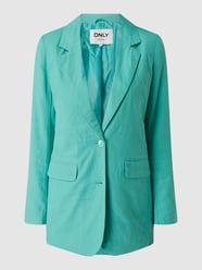 Blazer van linnenmix, model 'Caro' van Only Groen - 10