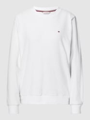 Sweatshirt mit Label-Stitching von TOMMY HILFIGER Weiß - 23