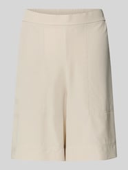 Wide Fit Bermudas mit elastischem Bund von Marc O'Polo Beige - 4