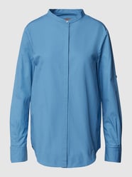 Overhemdblouse met opstaande kraag, model 'Befelize' van BOSS Orange Blauw / turquoise - 42