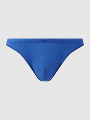 String met stretch, model 'Freddy' van HOM Blauw / turquoise - 42