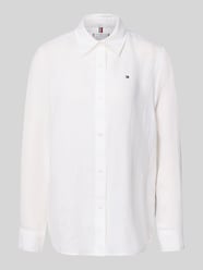 Bluzka z długim rękawem z czystego lnu o kroju relaxed fit od Tommy Hilfiger - 17