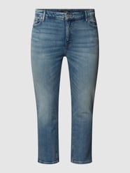 Jeansy PLUS SIZE z naszywką z logo od Lauren Ralph Lauren Curve Niebieski - 10